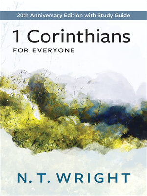 cover image of 1 Corinthians for Everyone